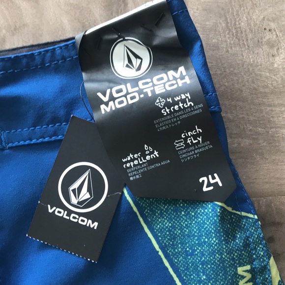 🎁 4/$25 - VOLCOM size 23 waist Boys board shorts - new 🌴🌊☀️ - Picture 3 of 8